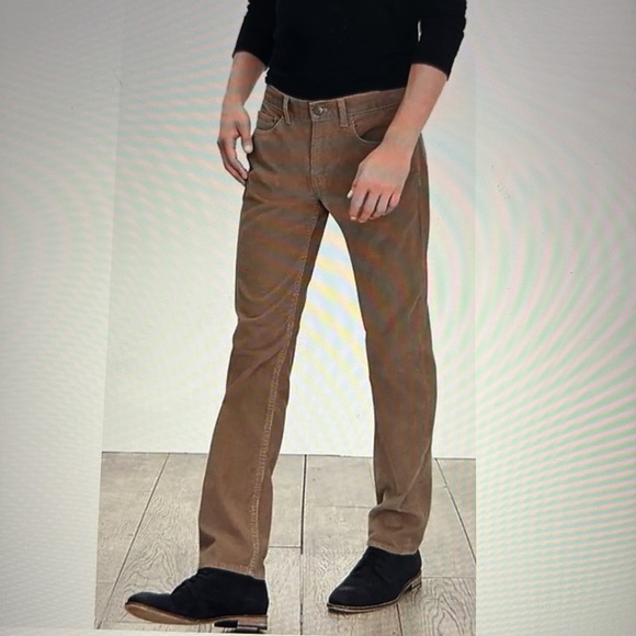 Banana Republic 36x30 Slim Fit Corduroys Navy Blue Mens - Picture 3 of 10